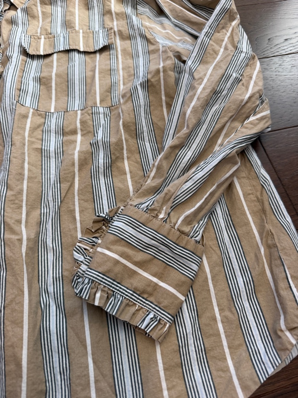 Damson Madder Kylie Ruffle Shirt Size 12 - C11-211 - Picture 6 of 14